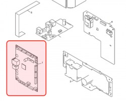 Brother D00E37001 Main PCB assy originale