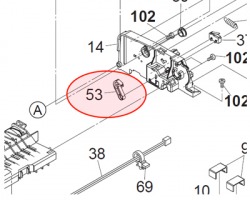 Kyocera 3HL07170 Rear hook pf cover originale