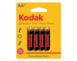 Kodak Batterie allo zinco AA stilo 1.5V blister da 4pz