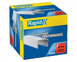 Rapid 24871500 Scatola di 5.000 punti 9/14mm SuperStrong - 1conf.