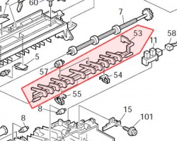 Ricoh H5562208 Fuser gate plate originale