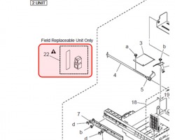 Konica MinoltaA1UDR90200 Mounting part kit originale