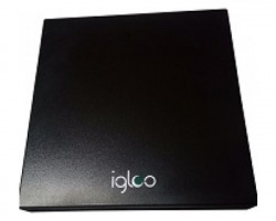 Igloo EP-92B Lettore e Masterizzatore DVD USB 3.0 e Type C, dual layer, colore nero