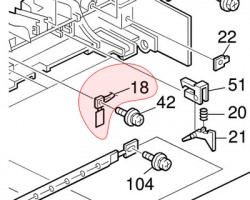 Ricoh AW100088 Fusing thermistor originale