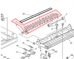 Ricoh D3694664 ADU Lower Gate pawl originale