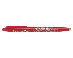 Pilot 006662 Frixion ball - penna rossa a sfera cancellabile e ricaricabile, 0.7mm - conf. 1 pz