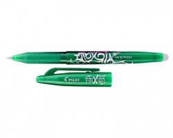 Pilot 006663 Frixion ball - penna verde a sfera cancellabile e ricaricabile, 0.7mm - conf. 1 pz