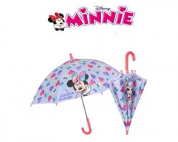 Disney Minnie Ombrello manuale, 38cm, lilla