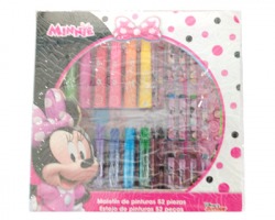 Disney Minnie Set colori + accessori in valigetta 25 x 25cm - kit 52pz