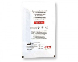 Pvs GAZ194 Busta di garza compressa sterile 18x40 cm piegata senza filo - 1pz