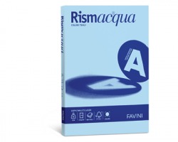 Favini A67T104 Rismacqua carta A4 200gr 125ff - celeste 08