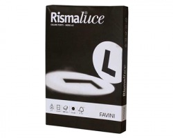 Favini A69A544 Rismaluce rismetta A4 200gr 50ff - nero 63