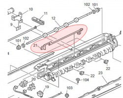 Ricoh A2674476 Feeler- Paper feed sensor originale