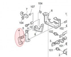 Ricoh D0194112 Pressure change grip originale