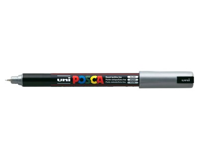 Uni-Posca MPC1MRARG Marcatore ARGENTO punta conica 0,7mm - OFBA srl