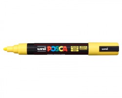 Uni-Posca MPC5MG Marcatore GIALLO punta conica 2,5mm