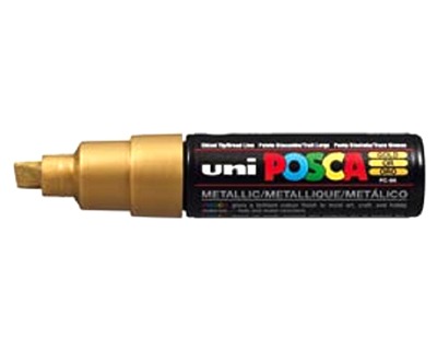 Uni-Posca MPC8KORO Marcatore ORO punta scalpello 8mm - OFBA srl