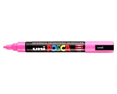 Uni-Posca MPC5MRA Marcatore ROSA punta conica 2,5mm - OFBA srl