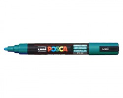 Uni-Posca MPC5MVSM Marcatore VERDE SMERALDO punta conica 2.5mm