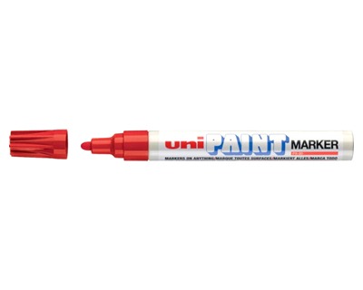 Uni-Posca PX20R Paint Lackmarker Marcatore ROSSO punta tonda 2.8mm - OFBA  srl