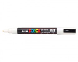 Uni-Posca MPC3MBI Marcatore BIANCO punta conica 1,3mm