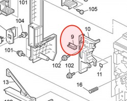Ricoh AG071012 Magnetic catch assy originale