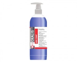 Oxalis Sani Soap Sapone lavamani professionale con antibatterico H.A.C.C.P., flacone da 1l con erogatore