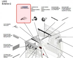 Ricoh D1294487 End fence: exit originale