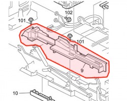 Ricoh D1204629 Front inner cover originale