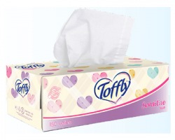 Toffly Veline a 2 veli, ultra soft in box da 150pz, sensitive touch