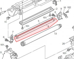 Ricoh AD027018 Charge Roller compatibile (rullo di carica) (AD027014)(G0523510)