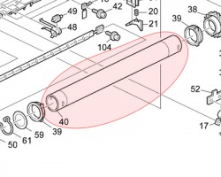 Ricoh AE011061 Rullo fusore superiore originale