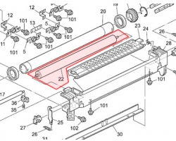 Ricoh AE02-0150 Rullo Fusore inferiore originale
