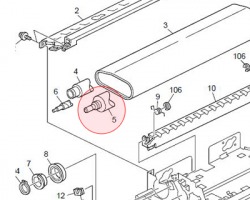 Ricoh AE01-0054 Hot Roller originale