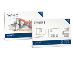 Favini A102314 Favini 2 - Album da disegno ruvido neutro f.to D4 110gr 10ff - 1pz