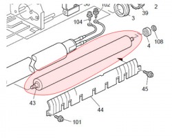 Ricoh AE02-0199 Rulle fusore inferiore originale