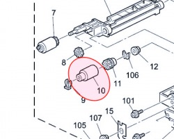 Ricoh AF03-1049 Feed roller originale (ex AF031045)
