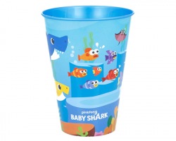 Baby Shark Bicchiere in plastica da 260ml