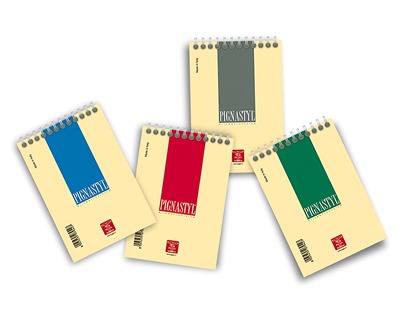 Bloc-notes Pigna Monocromo Maxi – Lot De 5 Cahiers 21x29,7 Cm, Papier Blanc