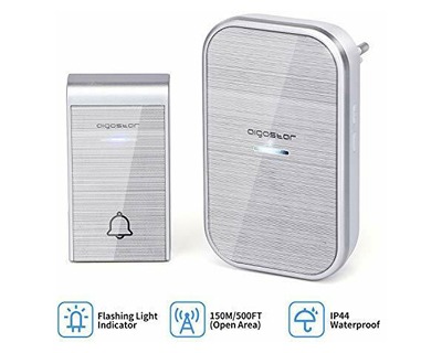 Aigostar - Capanello Senza Fili, Capanello Wireless Ipereabile IP44 Da Esterno, Indicatore - 5