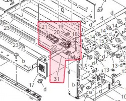 Konica Minolta A0EDF36002 Waste toner pipe originale