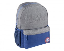 Marvel Zaino scuola logo Capitan America, misure 30x42x13cm