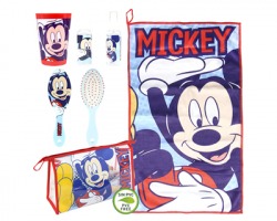 Disney Topolino Beauty case personale bimbo, set da 6 pezzi