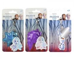 Disney Frozen II Portachiavi Elsa 3D, colori e forme assortite