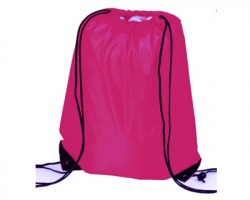 Sacca in nylon di colore fucsia, misure 34x44cm