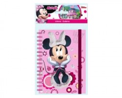 Disney Minnie Agenda spiralata con elastico A6 - 1pz