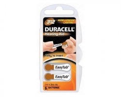 Duracell DA312 Pile per apparecchi acustici 175mah 6pz (50536214)