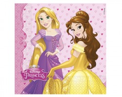 Disney Principesse Tovaglioli in carta 33 x 33 cm - conf. 20pz