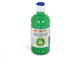 Primo 201TL500610 Colore a tempera verde brillante in bottiglia 500ml - 1pz