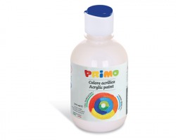 Primo 400TA300100 Colore acrilico bianco in bottiglia 300ml - 1pz